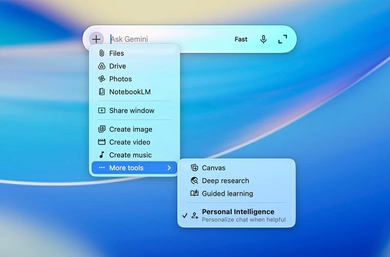 Gemini AI chính thức có mặt trên máy Mac