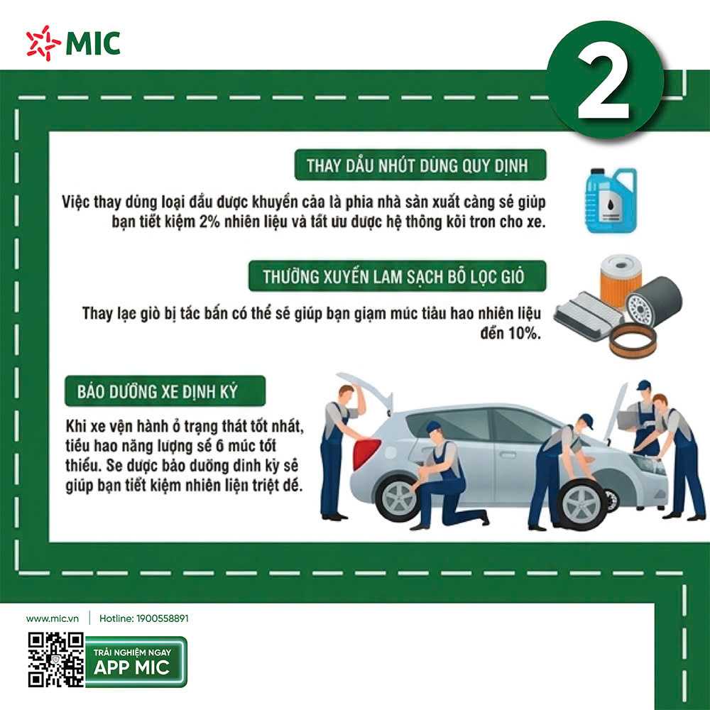 NHỮNG MẸO NHỎ GIÚP XE TIẾT KIỆM XĂNG